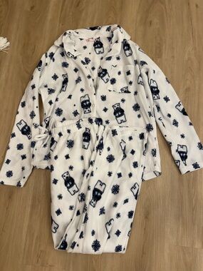 Polar Bear Print Microfleece PJ Set